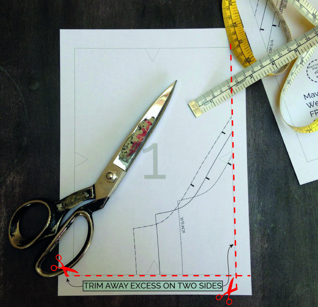 How to Print and Tile a PDF Sewing Pattern
