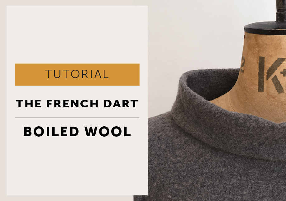 The French Dart Shift - BOILED WOOL hack