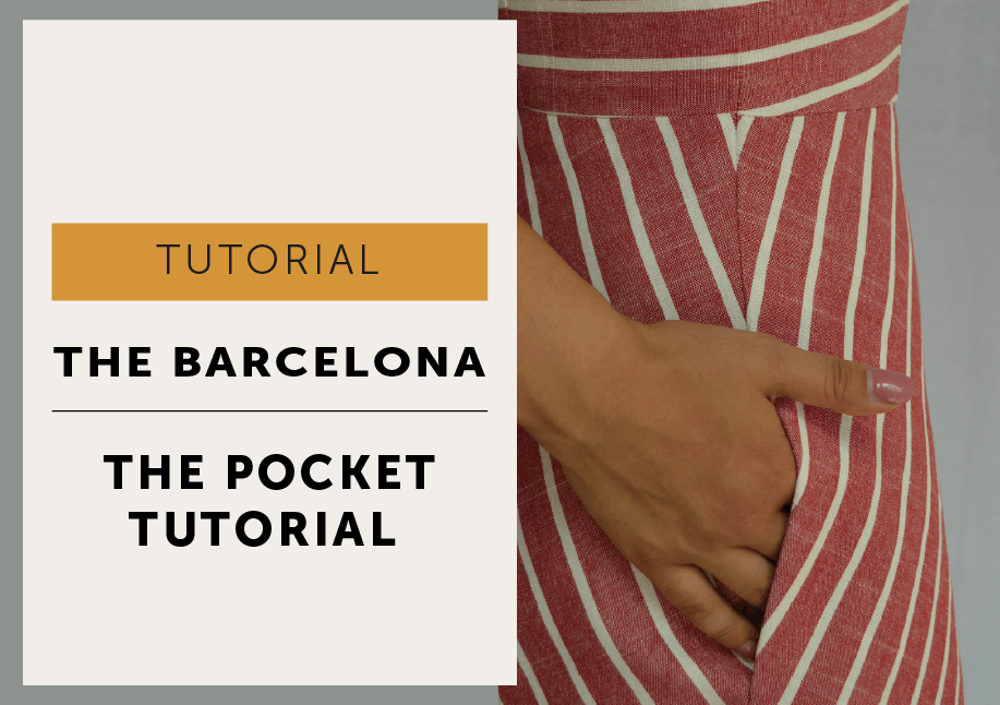 The Barcelona - in-seam pocket tutorial