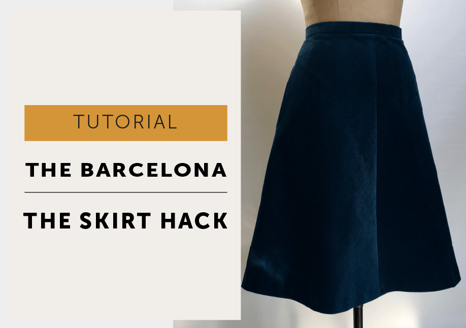 The Barcelona corduroy skirt hack