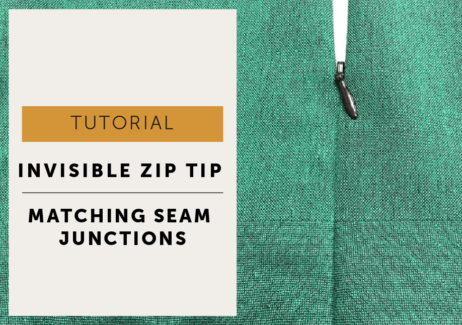 This quick zip tip shows you a simple adjustment that helps everything line up more accurately and gives a much cleaner result when inserting an invisible zip.