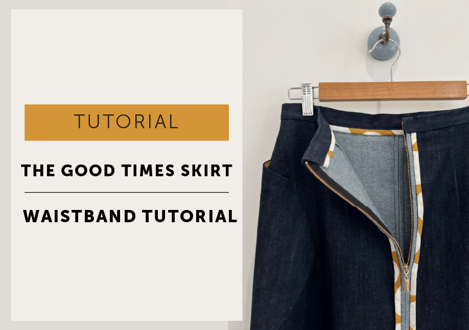 The Good Times Skirt Waistband Tutorial