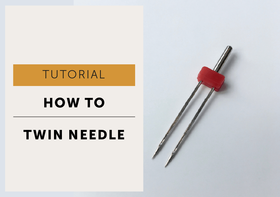 HOW TO TWIN NEEDLE TUTORIAL - Hemming t-shirts