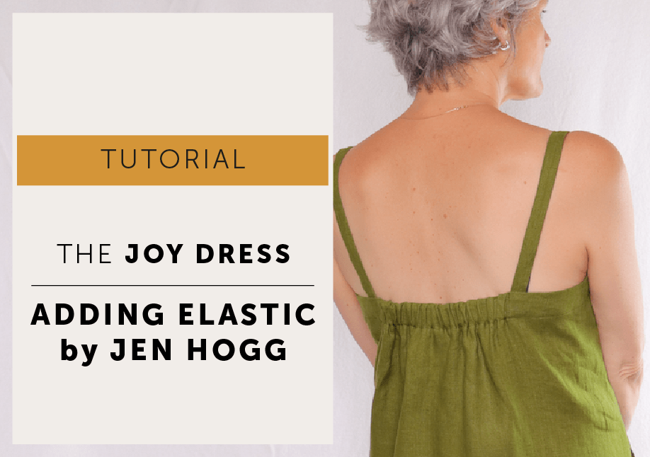 THE JOY DRESS tutorial by Jen Hogg - Adding an elastic back-Maven Patterns