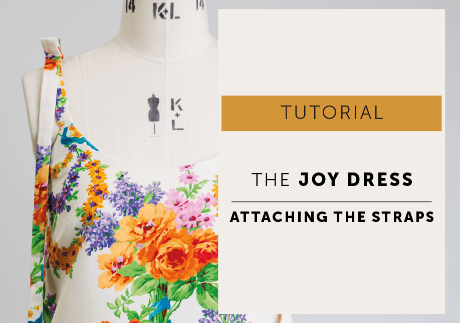 The Joy Dress - attaching the straps and facing tutorial-Maven patterns