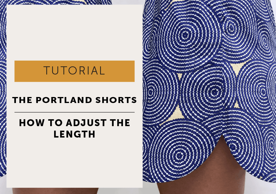How to lengthen or shorten The Portland Shorts with a curved hem