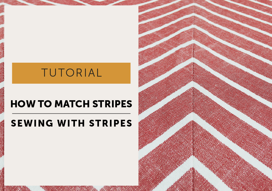 Sewing Stripes – how to match stripes tutorial